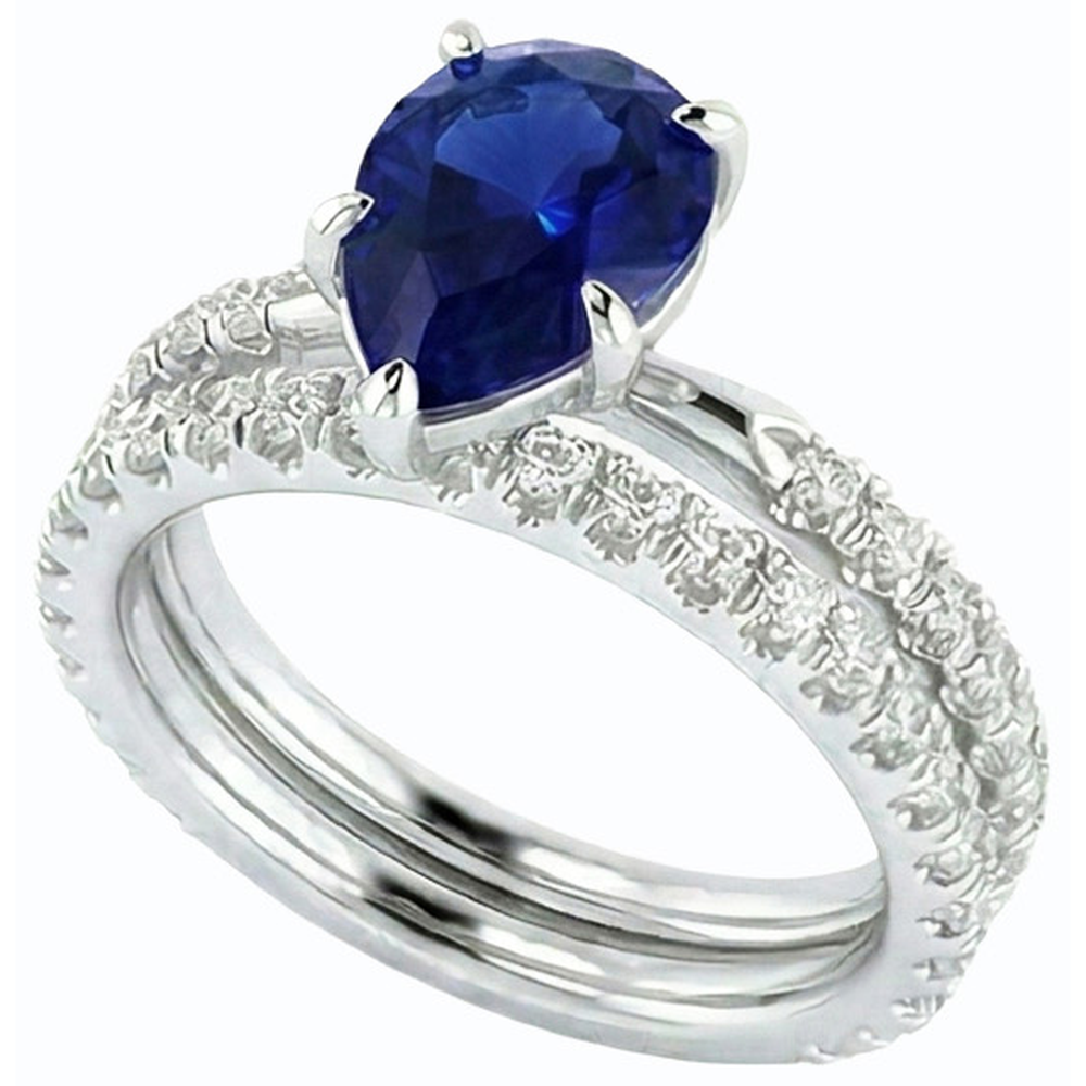 vero round diamante 3.50carati anello angolo laterale