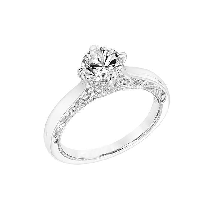 Anello di fidanzamento da donna con diamante brillante rotondo scintillante 2.30 ct - harrychadent.it