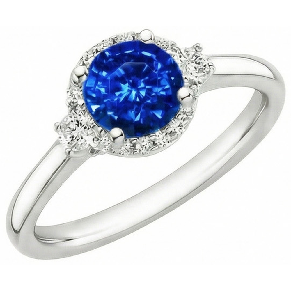 vero round diamante 2.90carati anello dettaglio ravvicinato