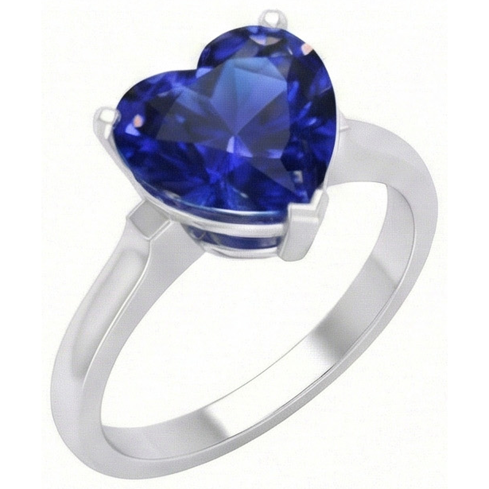 vero heart diamante 2carati anello dettaglio ravvicinato