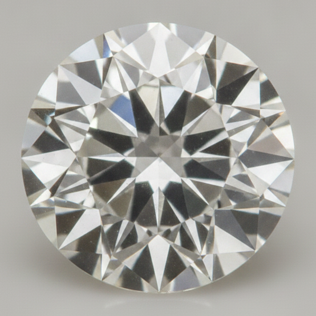 Diamante sciolto antico da 6 carati G VS1 Vecchio Taglio Europeo Rotondo Naturale estratto dalla terra