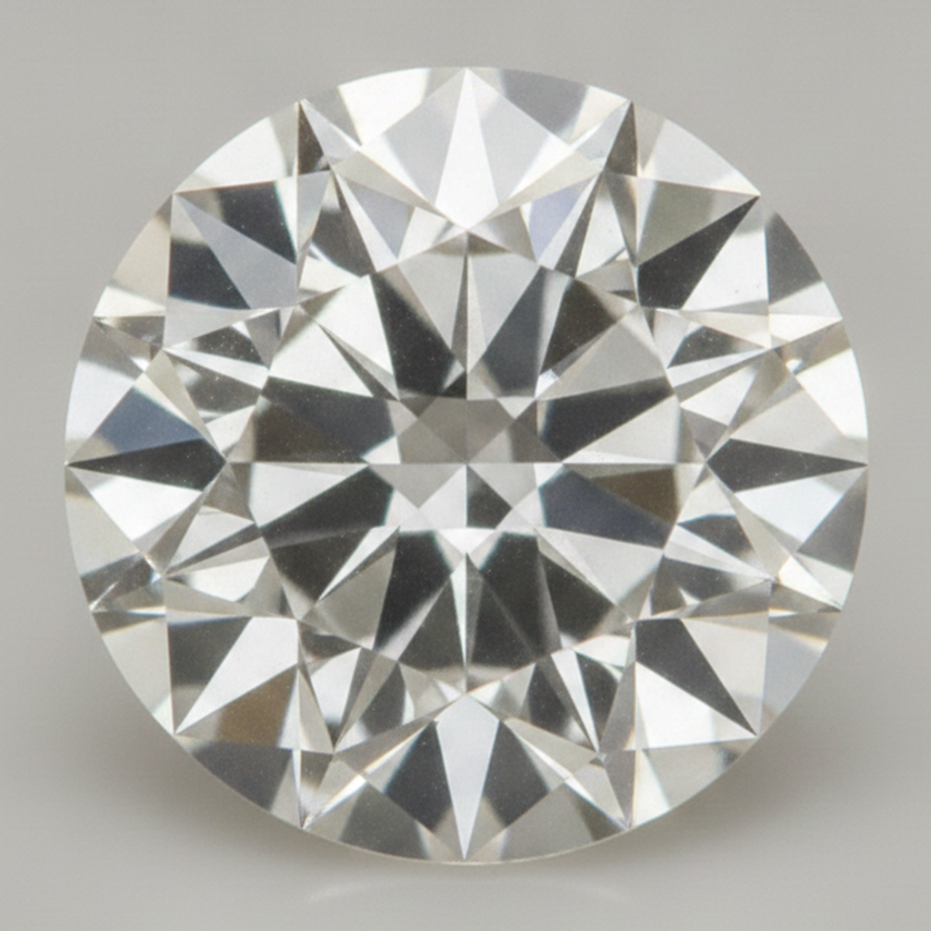 Diamante sciolto antico da 6 carati G VS1 Vecchio Taglio Europeo Rotondo Naturale estratto dalla terra