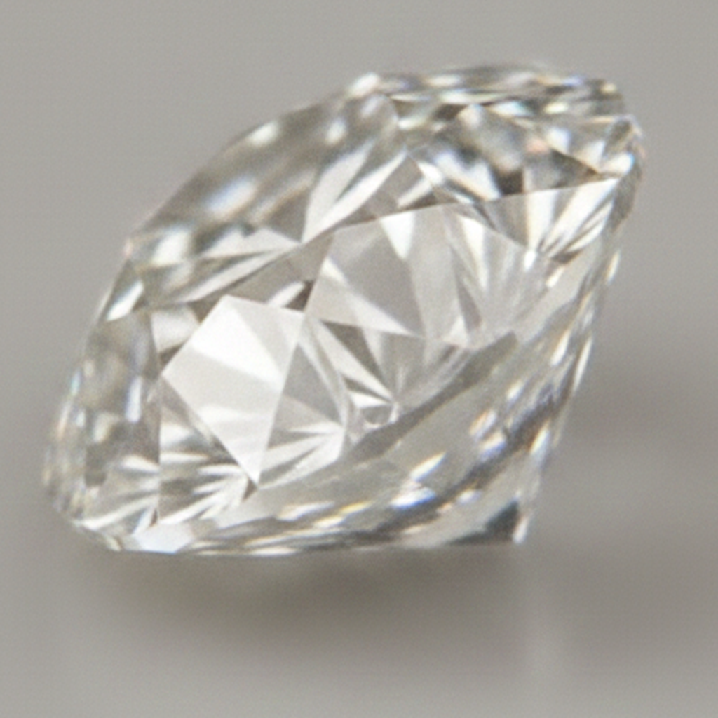 Diamante sciolto antico F VS1 estratto dalla terra rotondo Vecchio Taglio Europeo naturale 9 carati