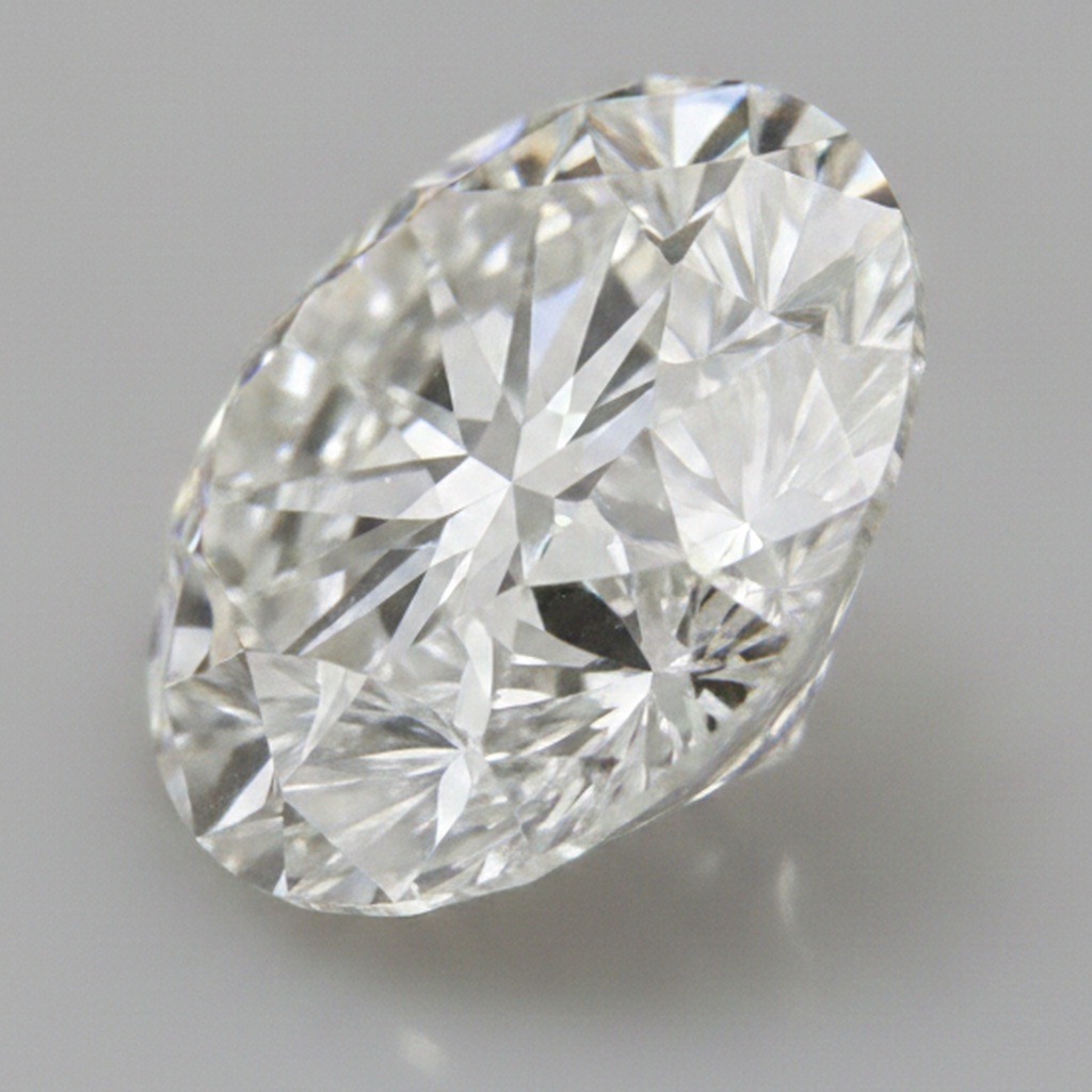 Diamante Naturale Antico Sciolto estratto dalla terra H VS1 8 Carati Rotondo Taglio Vecchio Taglio Europeo
