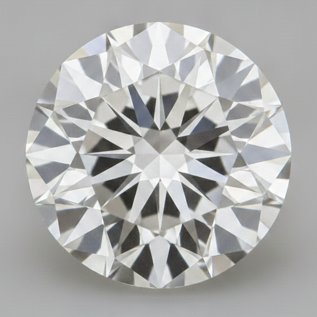 Diamante Naturale Antico Sciolto estratto dalla terra H VS1 8 Carati Rotondo Taglio Vecchio Taglio Europeo
