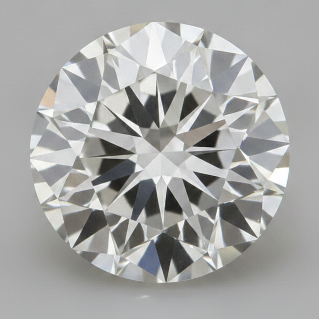 Diamante Naturale Antico Sciolto estratto dalla terra H VS1 8 Carati Rotondo Taglio Vecchio Taglio Europeo