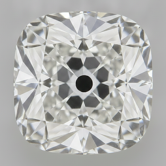 Diamante sciolto antico Old Mine Taglio Cuscino estratto dalla terra autentico 5 carati F VS1