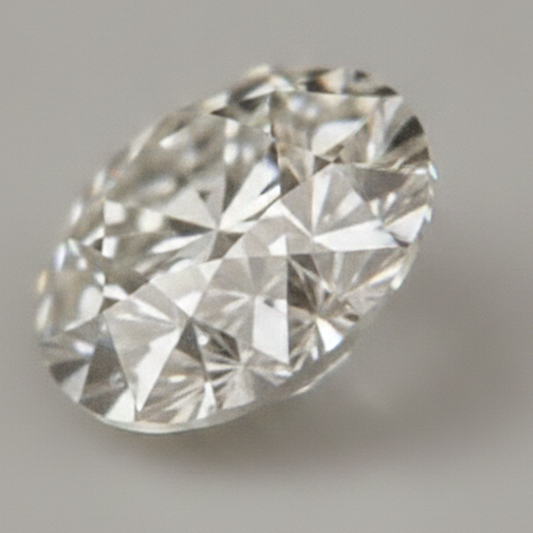 Autentico Diamante Naturale Sciolto estratto dalla terra, Rotondo, Vecchio Taglio Europeo, 5 Carati, H VS1