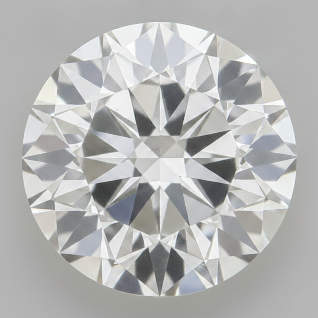 Diamante Autentico Sciolto Vecchio Taglio Europeo estratto dalla terra F VS1 Rotondo Naturale 4 Carati