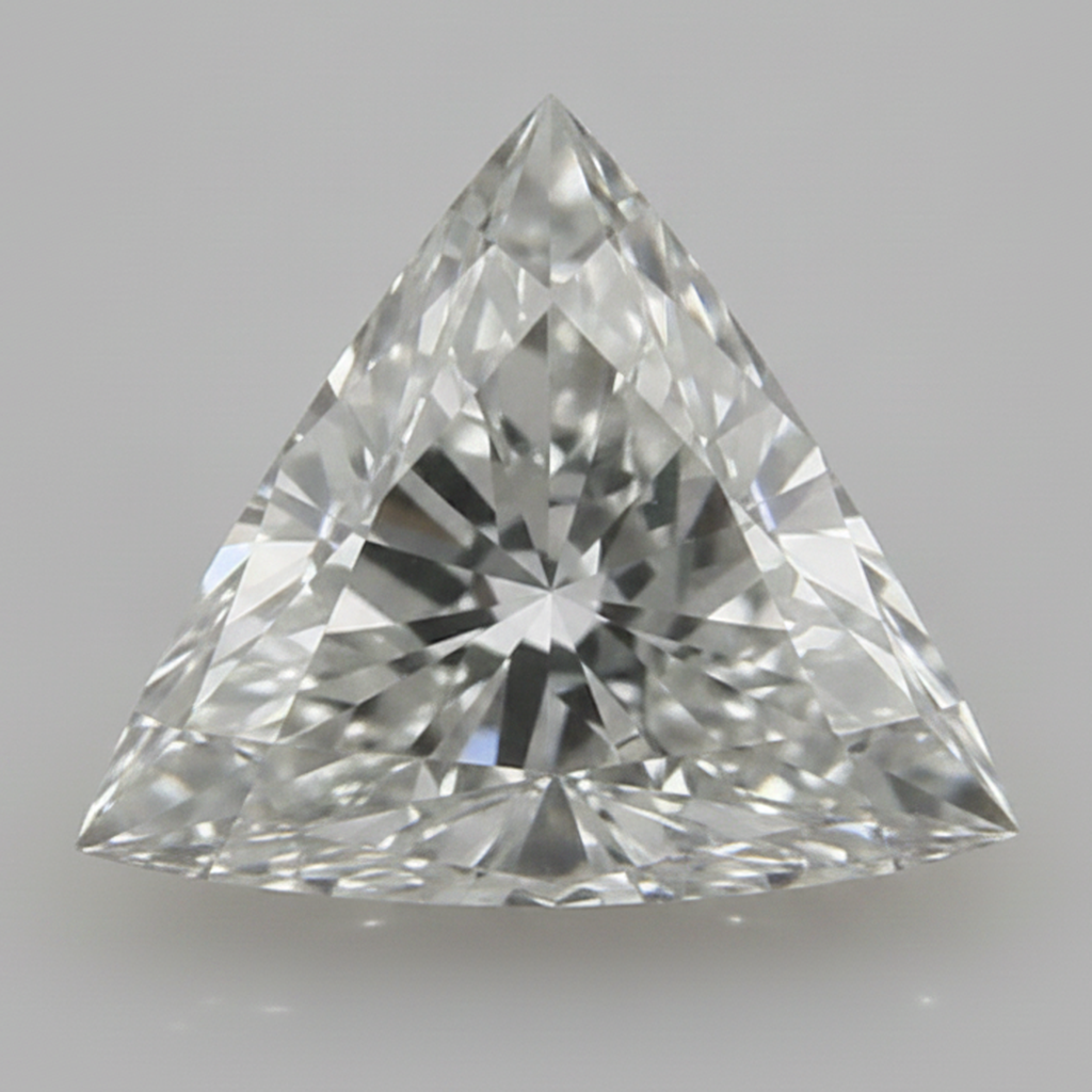 Diamante Autentico Sciolto Taglio Trillion Naturale 9 Carati G VS1 estratto dalla terra