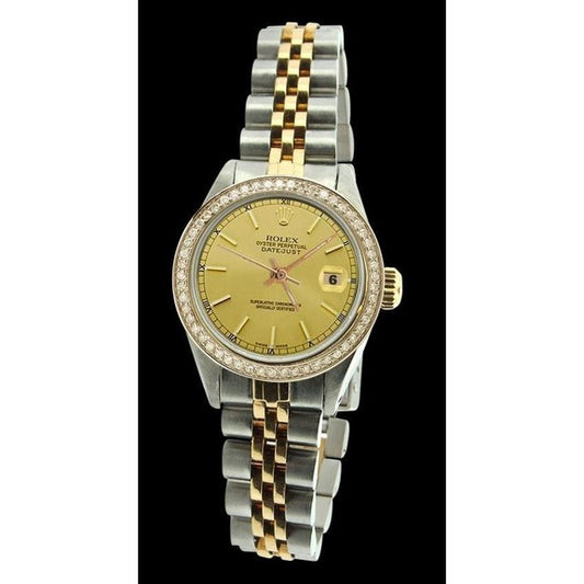 Rolex acciaio inossidabile e bracciale giubileo in oro
