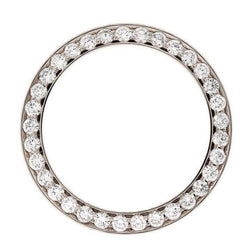 Vero Diamante Lunetta per Rolex Datejust President 36mm Uomo Orologio 4,25 carati – Acciaio Inossidabile
