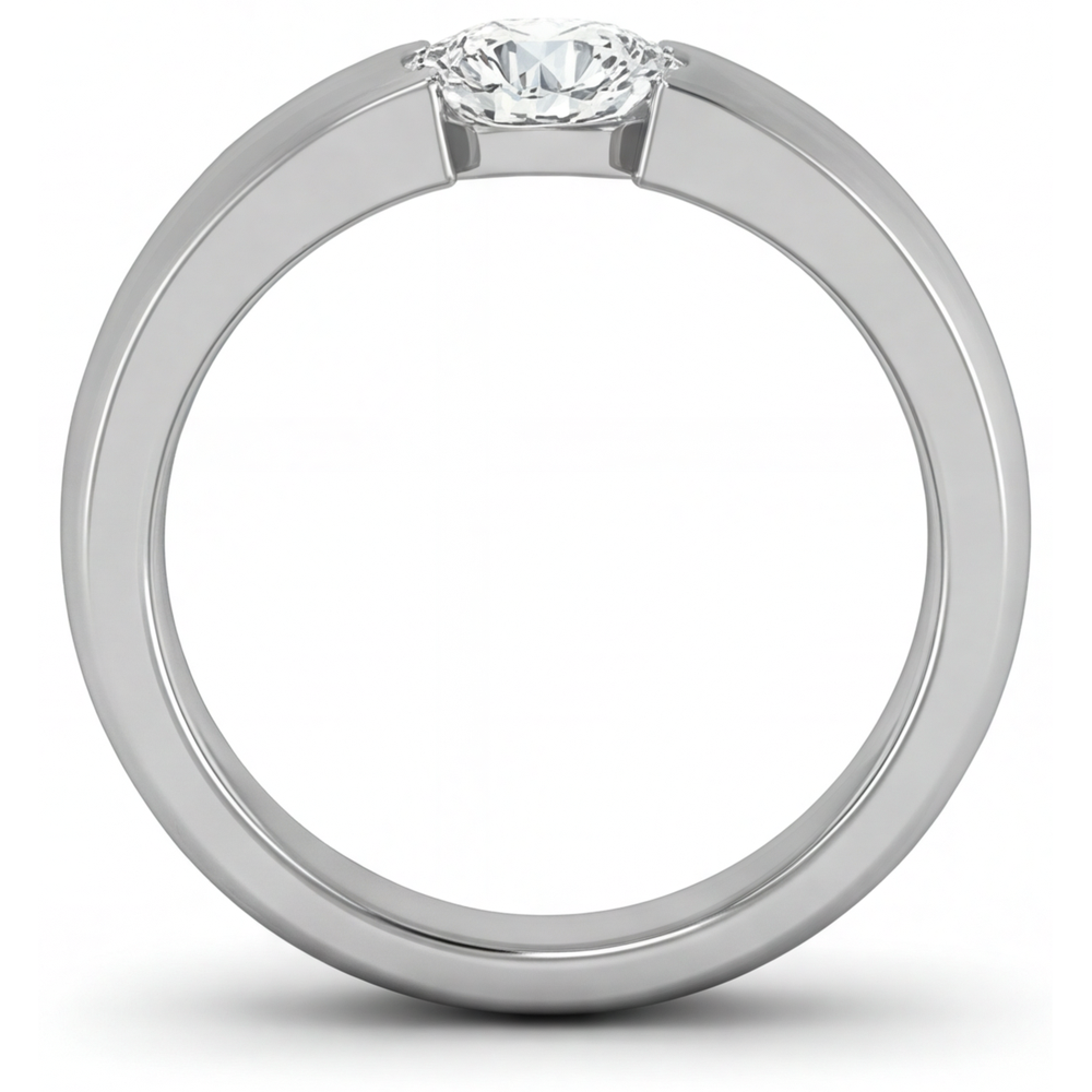 Brillante Anello da Uomo – vista angolare