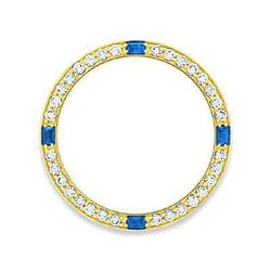 Zaffiro Blu Purezza VVS Orologio – 2,50 carati in Oro 18 Carati