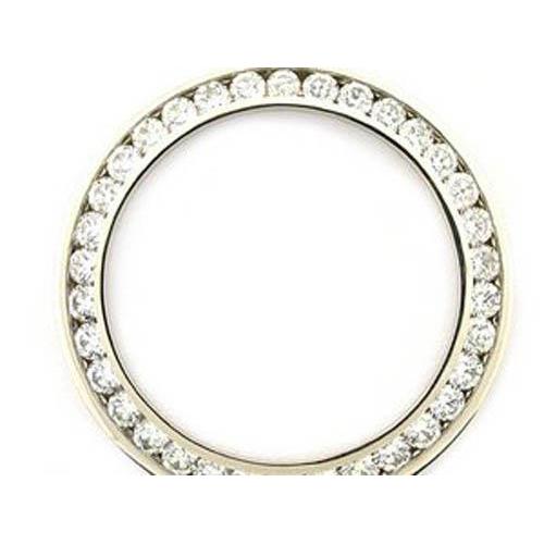 Taglio Rotondo Diamante Fine anello in Oro Giallo 14K – vista principale