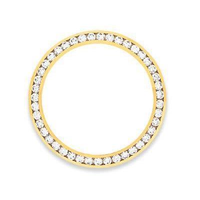 Diamante Taglio Rotondo Segnatempo in Oro Giallo 14K – vista principale