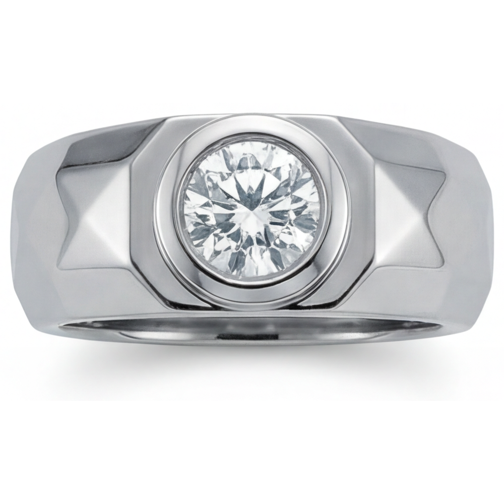 Diamante Anello da Uomo – vista principale