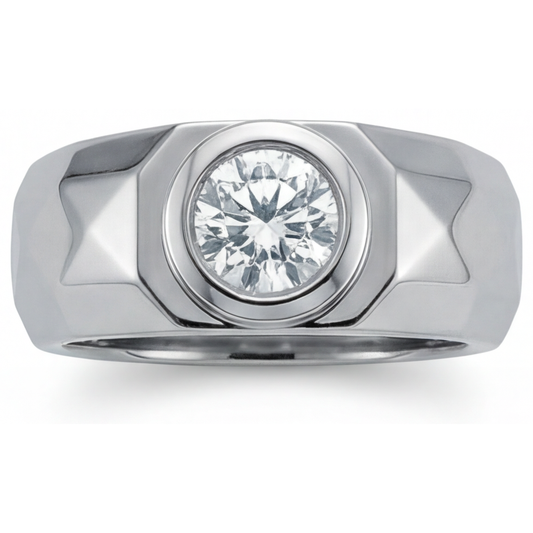 Diamante Anello da Uomo – vista principale