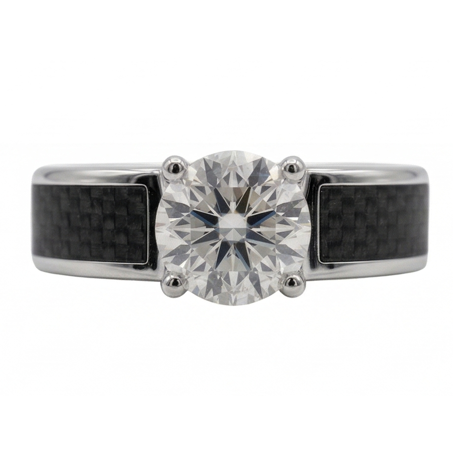 Diamante Anello da Uomo – vista principale