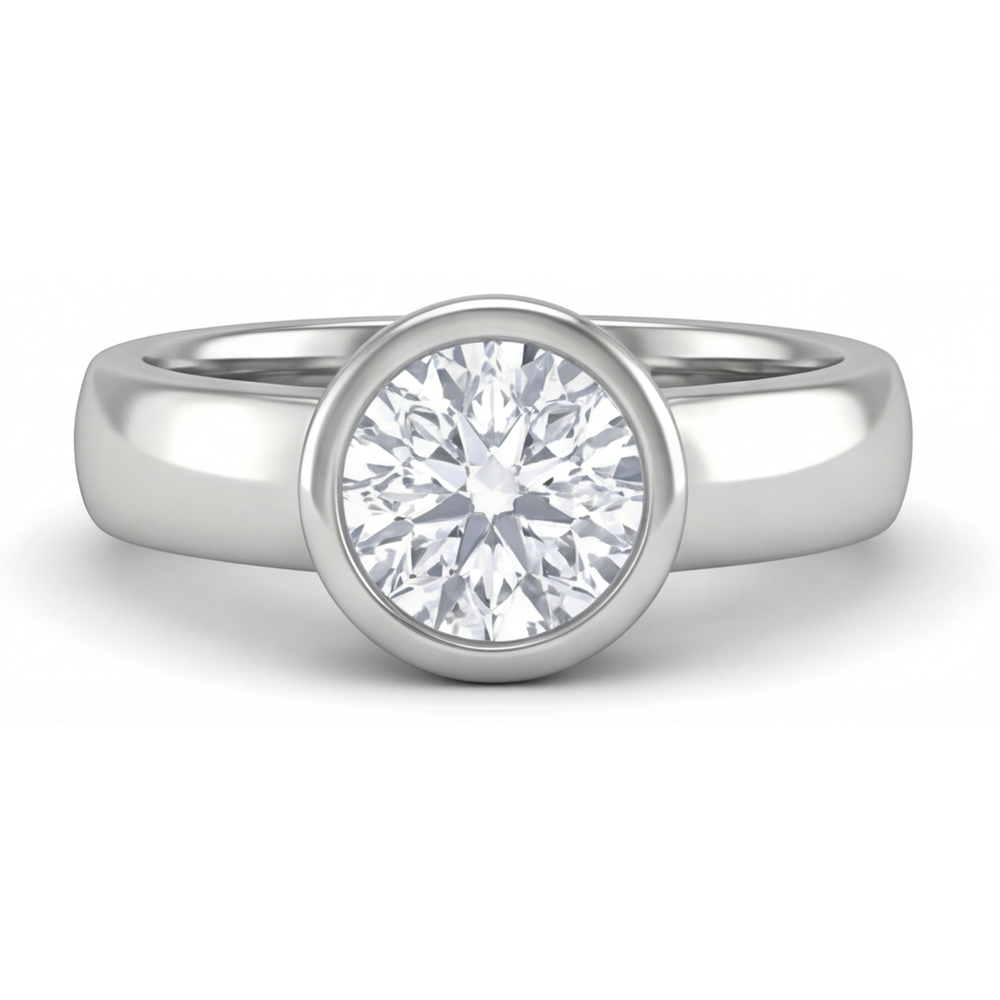Brillante Diamante Anello Maschile 2 carati – vista principale