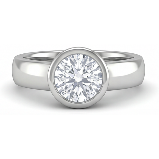 Brillante Diamante Anello Maschile 2 carati – vista principale