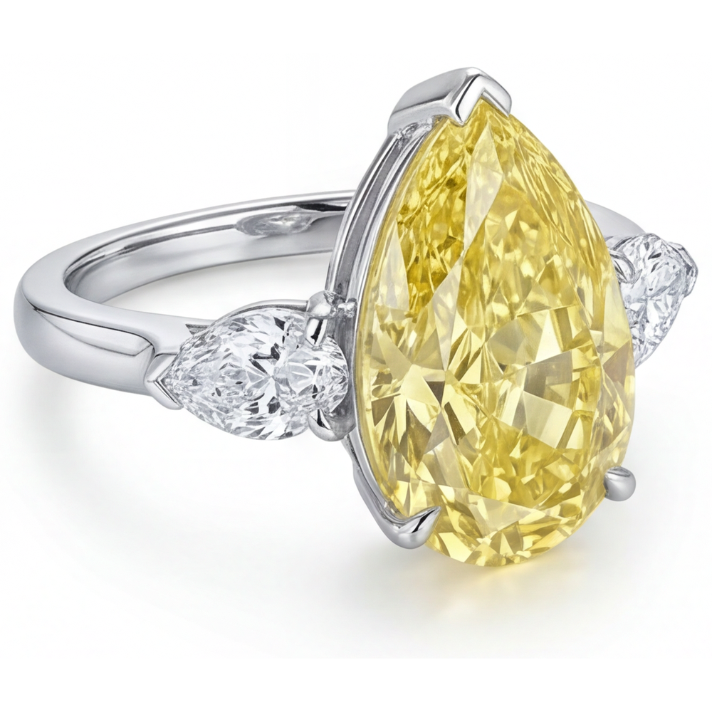 Su misura Anello 3,25 carati – vista angolare