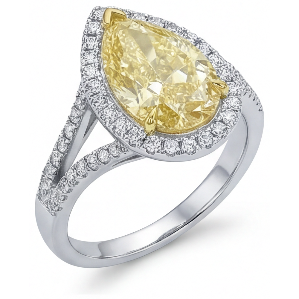 Brillante Anello Statement 1,25 carati – vista angolare