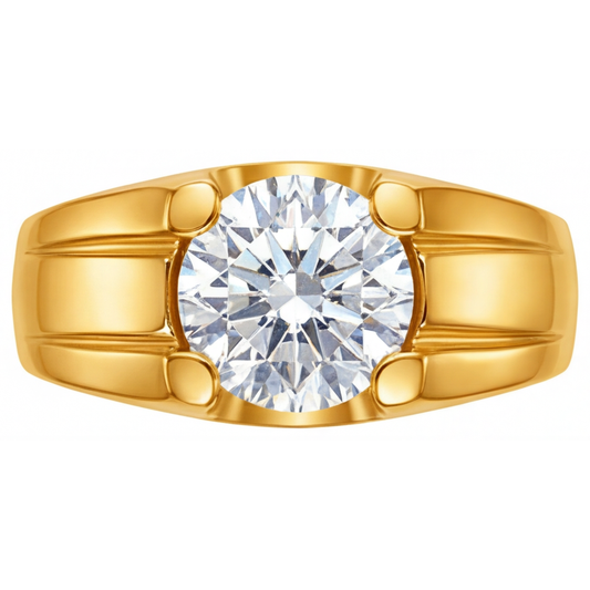 Diamante Fine Anello Maschile – vista principale