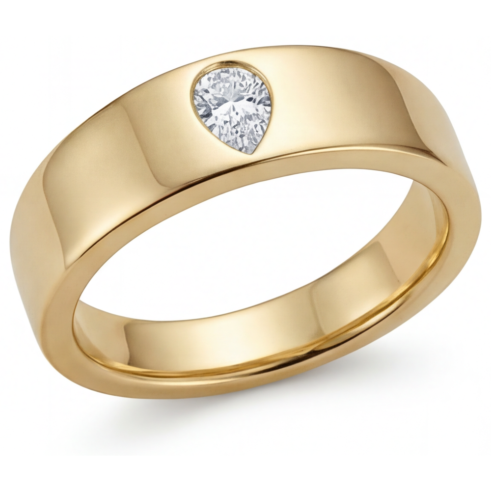 Diamante Fine Anello Monopietra – vista angolare