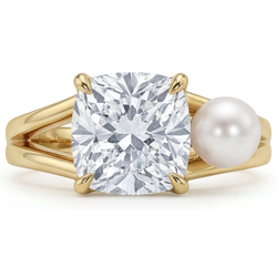 Diamante Fine Anello Solitario – Oro Giallo 14K 2 carati