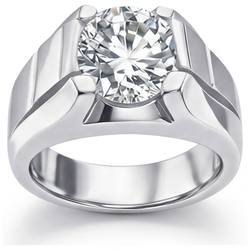 Diamante Fine Anello Uomo fatto a mano 2 carati di HarryChadEnt