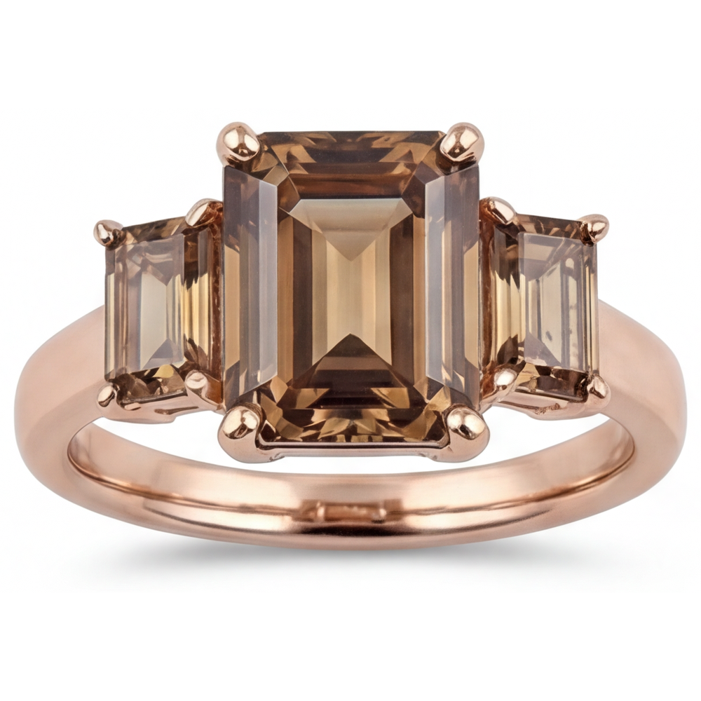 Diamante Fine Trilogia 3,50-carati Oro 14 Carati Rosa – vista principale