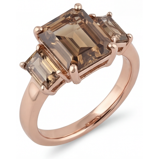 Elegante Trilogia 3,50 carati – vista frontale