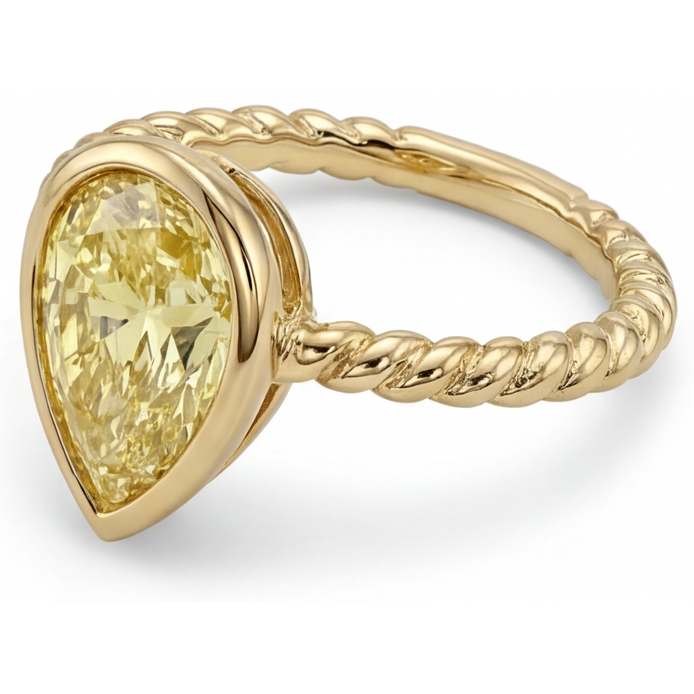 Premium Anello Statement 2,25 carati – vista angolare