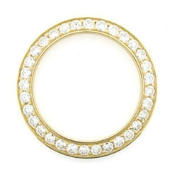 Oro 14 Carati Giallo VVS Diamante Orologio 3 carati
