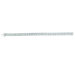 Pavé Bracciale Tennis – Diamante 0,15 carati Oro Bianco 14K