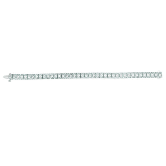Bracciale Tennis Oro Bianco 14K con Diamante – vista principale