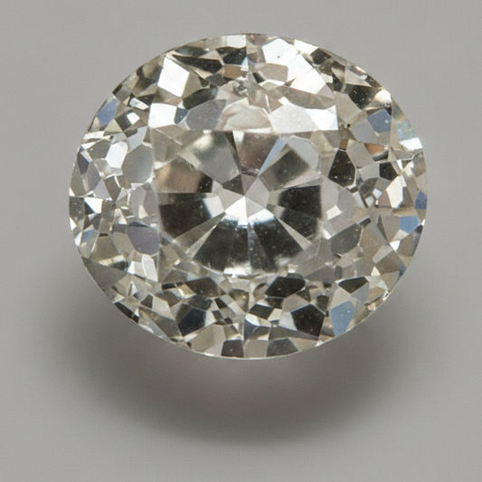 Diamante Naturale Sciolto Taglio Vecchia Miniera Rotondo H VS1 6 Carati estratto dalla terra