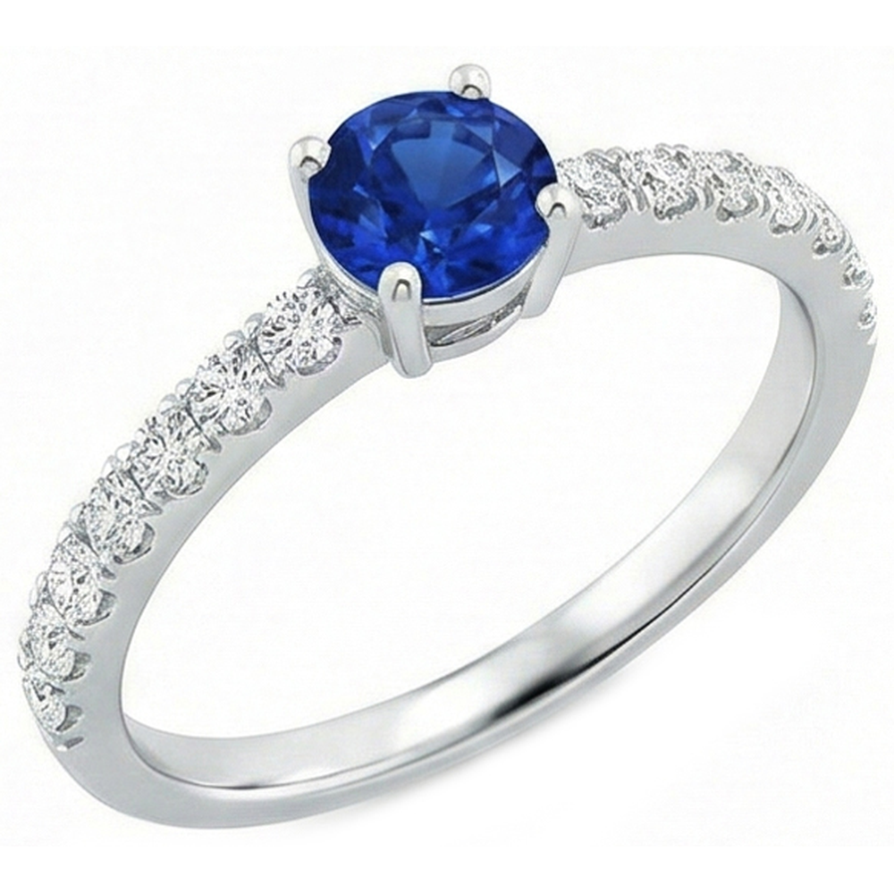 vero round diamante 3.10carati fede eternity dettaglio ravvicinato