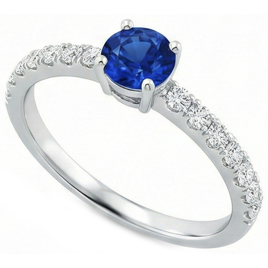 vero round diamante 3.10carati fede eternity vista frontale
