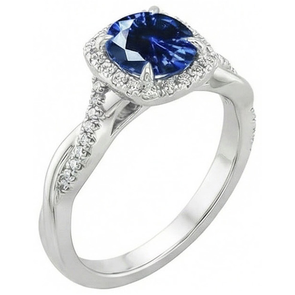 vero round diamante 3carati fede eternity vista frontale