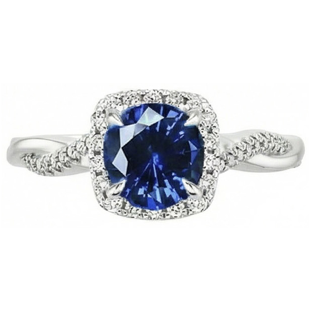 vero round diamante 3carati fede eternity angolo laterale