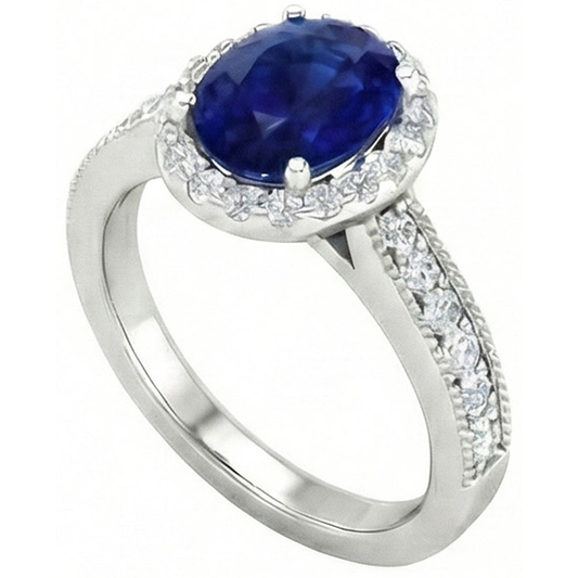 vero round diamante 4carati fede eternity vista frontale