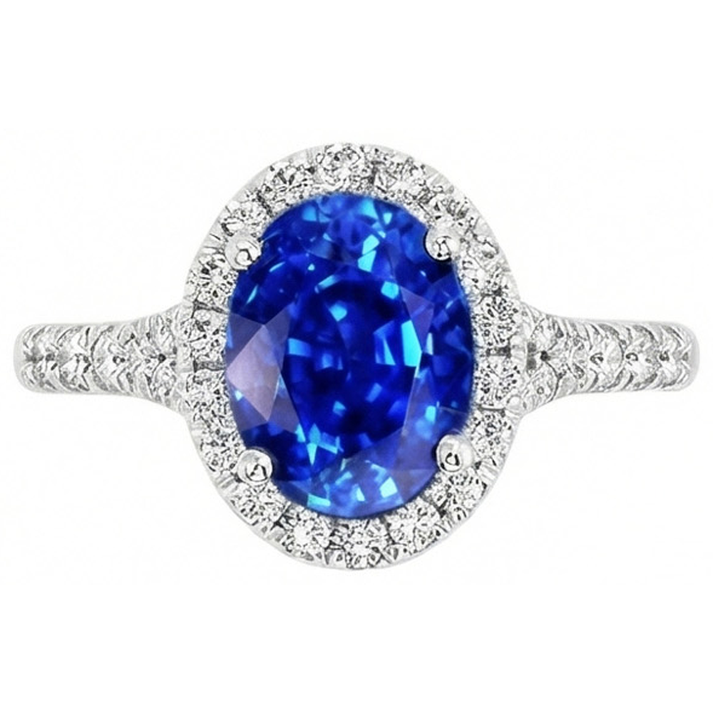 vero round diamante 4.10carati fede eternity angolo laterale