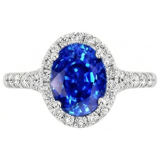 vero round diamante 4.10carati fede eternity angolo laterale