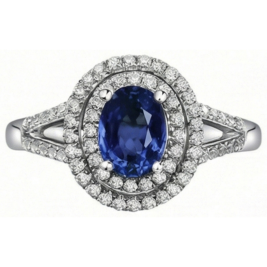 vero round diamante 2.45carati fede eternity angolo laterale