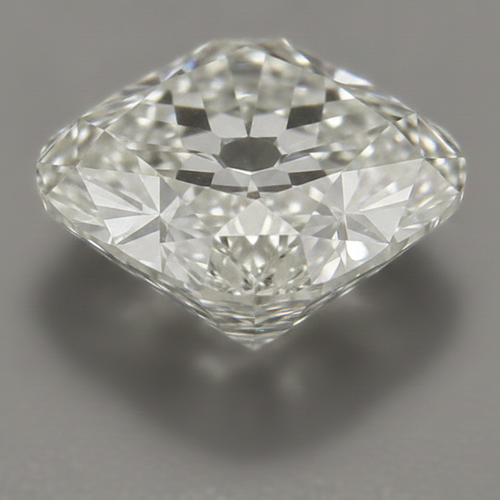 Diamante Autentico Sciolto Taglio Cuscino Old Mine Antico Genuino F VS1 8 Carati