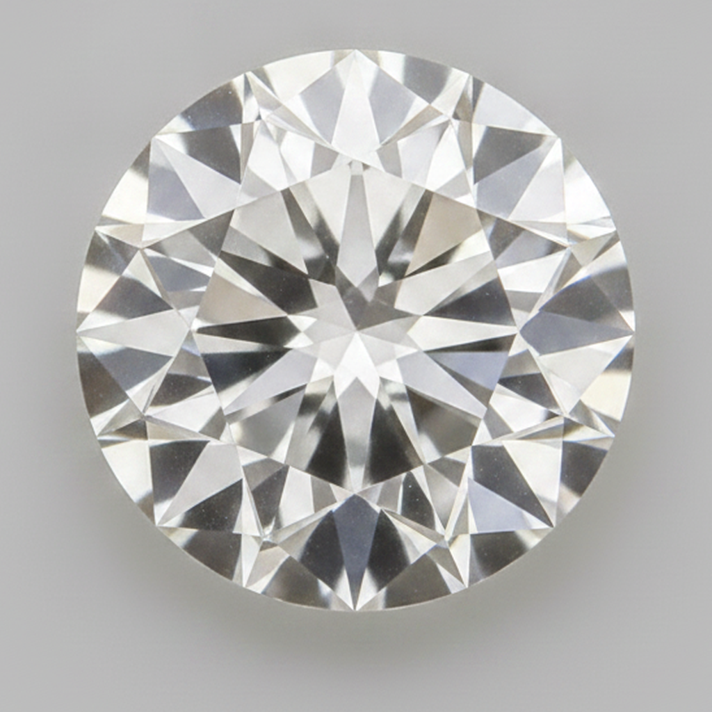 Diamante sciolto genuino F VS1 2 carati, rotondo naturale, estratto dalla terra, Vecchio Taglio Europeo
