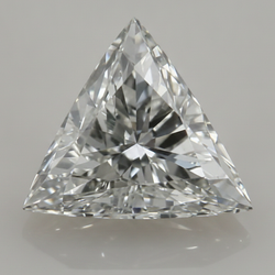 Diamante sciolto naturale estratto dalla terra taglio Trillion 4 carati F VS1 autentico