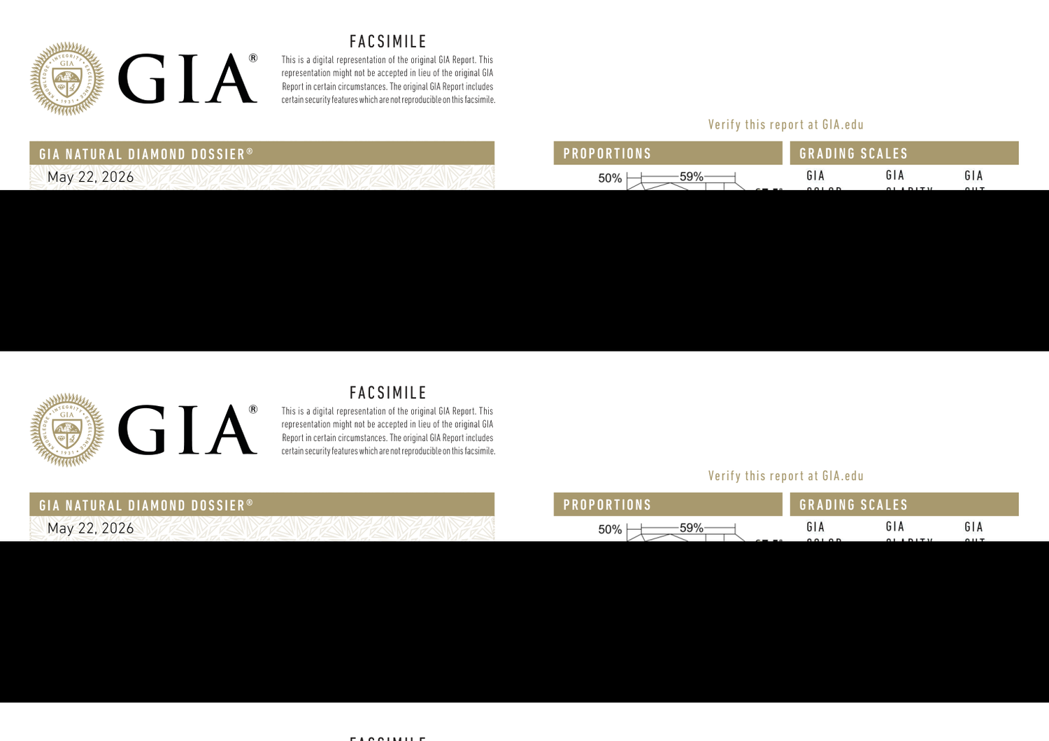 GIA Certificate